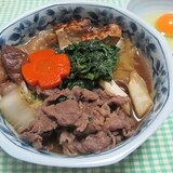 野菜もタップリ！すき焼き風煮